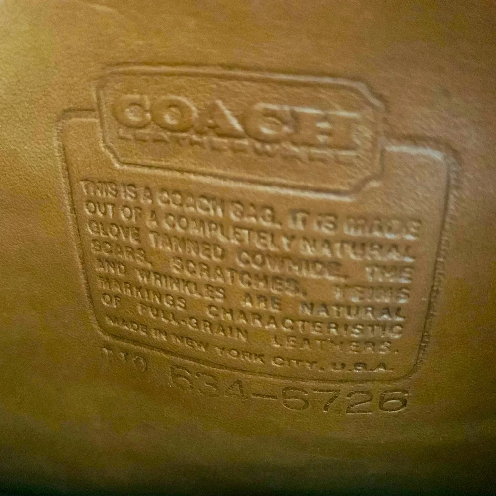 Coach Vintage Leather Brown Shoulder/Crossbody Bag 6726 Purse Y2K 90s Rare